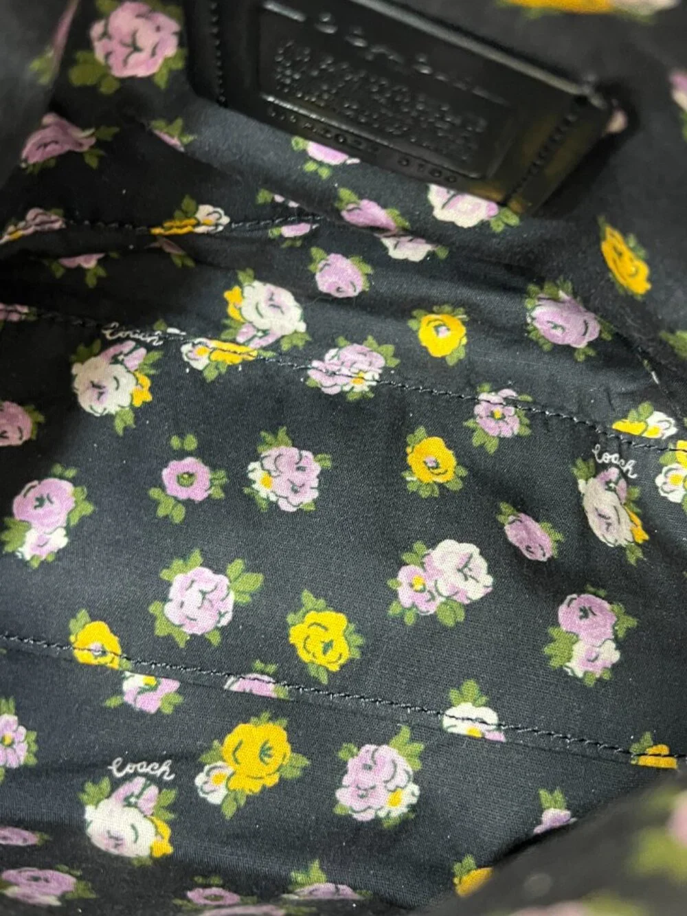 Coach Black Nylon Cargo Shoulder Bag in Style 3135